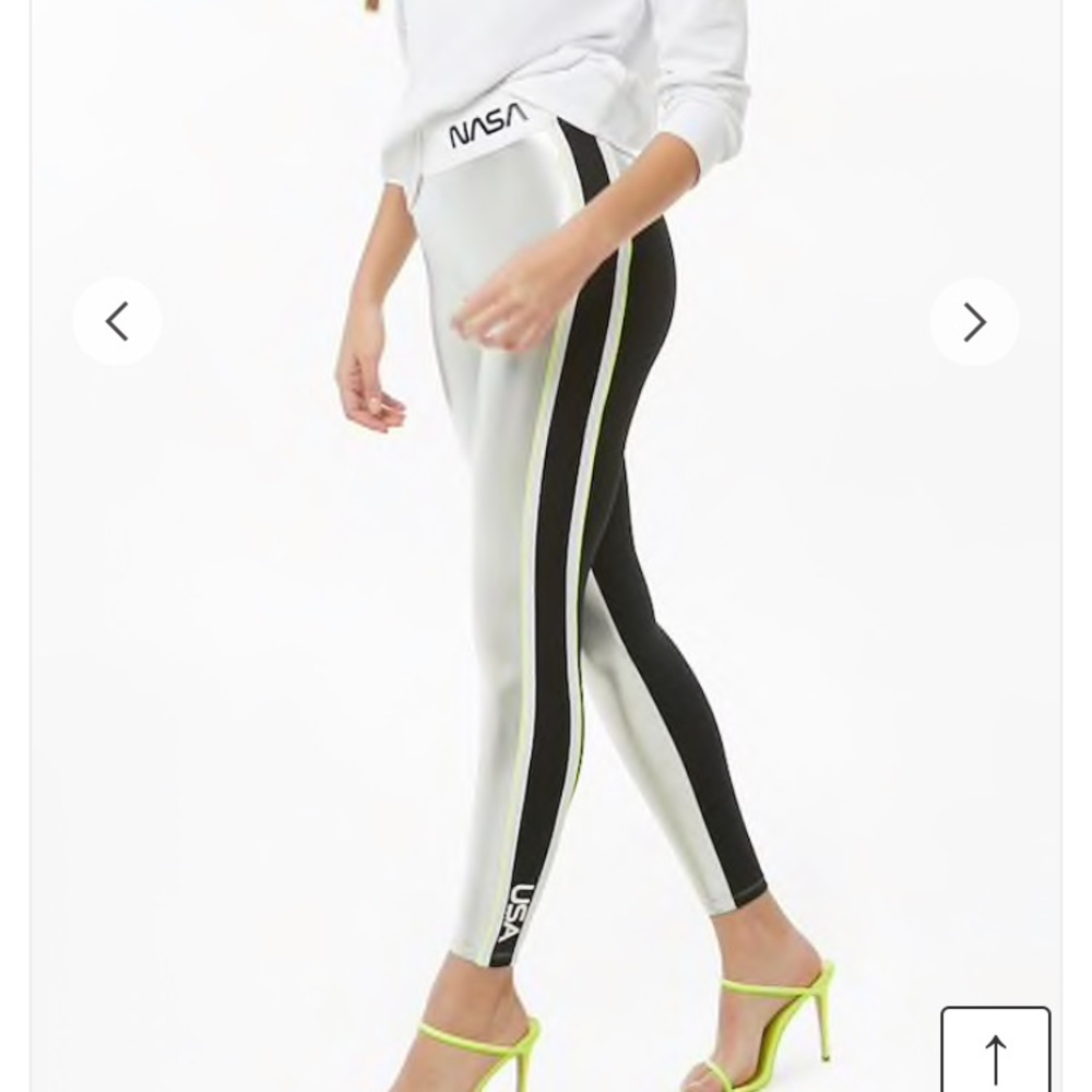 Metallic NASA leggings